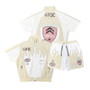 Crafted Short Set - Fashion Nylon Set - Light Khaki - CR591/CR592-LKH