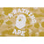 A Bathing Ape T-Shirt - Color Camo College - Yellow Camo - 1K30-109-002