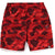 A Bathing Ape Shorts - Head On Point - Red Camo - 1K30-153-006