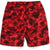 A Bathing Ape Shorts - Head On Point - Red Camo - 1K30-153-006