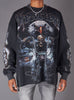 Young Saint Sweatshirt - Aero - Washed Black - 101
