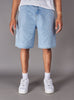 Politics Shorts - Carlen - Silver On Light Blue - 052