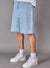 Politics Shorts - Carlen - Silver On Light Blue - 052