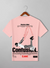 G West T-Shirt - Confusion Front Graphic - Pink - GWPBAST5072