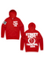 Pg Apparel Hoodie - Not Like Us - Red - NOT400