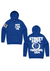 Pg Apparel Hoodie - Not Like Us - Royal - NOT400