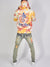 Politics Hoodie - Mikan Tie Dye Zip Up -  Yellow And Multi - MIKAN352 - Politics