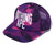 A Bathing Ape Hat - NYC Logo Mesh Cap - purple Camo - 1K30-180-005