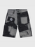 Homme+Femme Shorts - Patchwork Denim - Black - SPRING23111-2