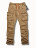 Dash Denim Cargo Pants - Stacked Fit - Khaki - AD807