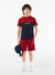 Lacoste Sweatsuit -  Kids’ Colorblock Organic Cotton - Bordeaux\Navyblue IQF - TJ5289