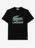 Lacoste T-Shirt - Men's Cotton Jersey Signature Print - Navy 166 - TH1285