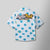 Hyde Park T-Shirt - The Weekend Blender Button Up - Blue Lemon