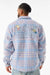 Jordan Craig Jacket - See You In Paradise Flannel Shacket - Sky Blue - 2561