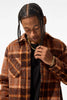 Jordan Craig Jacket - Vandal Flannel Shacket - Brown - 2652