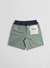 Outrank Shorts - Starboard 7" Color Blocked Patch Pocket - Green\Ivory - ORS091