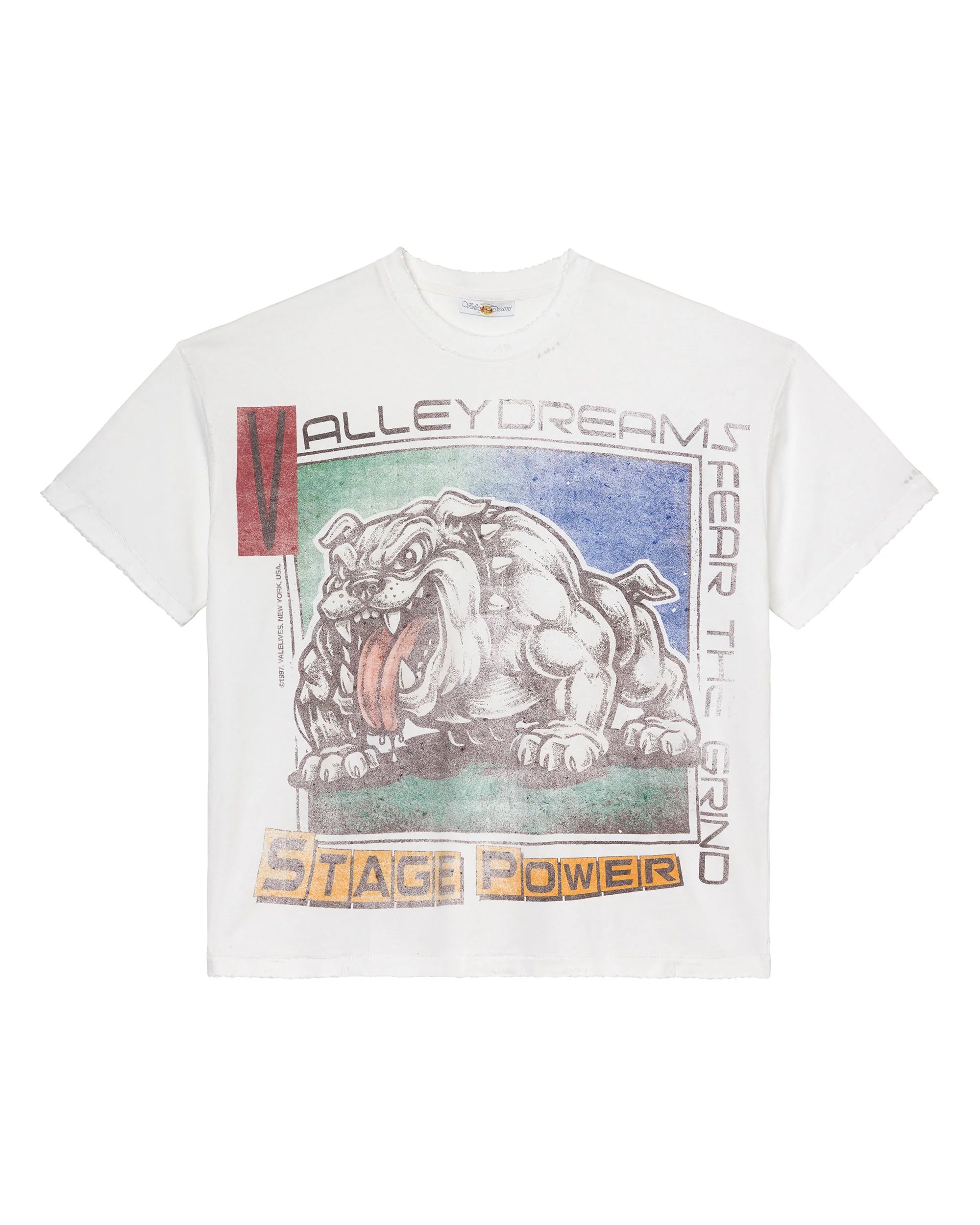 Vale T-Shirt - Big Stage Tee - White – Vengeance78