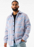 Jordan Craig Jacket - See You In Paradise Flannel Shacket - Sky Blue - 2561