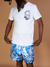 Rebel Minds Short Set - Blessed Graphic - White - 141-178