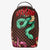 Sprayground Backpack - Street Art Snake Sip DLXSV - Brown - 910B4792NSZ