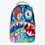 Sprayground Backpack - Crazy Shark Split DLXSV With Removable Eyes - Multi Color - 910B5357NSZ
