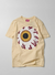 Mishka T-Shirt - Large Eyeball Tee - Sand - MSK-002