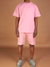 G West Short Set - Logo Wear Life Style   - Pink - GWLFT6003600