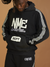 NME Hoodie - Ewing - Washed Black - 104