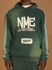 NME Hoodie - Ewing - Washed Green - 008