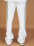 NME - Fleece Tracks - Crix - White - 101 - Stacked Sweatpants