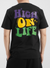 Wedding Cake T-Shirt - High Life On - Black - WC1970818