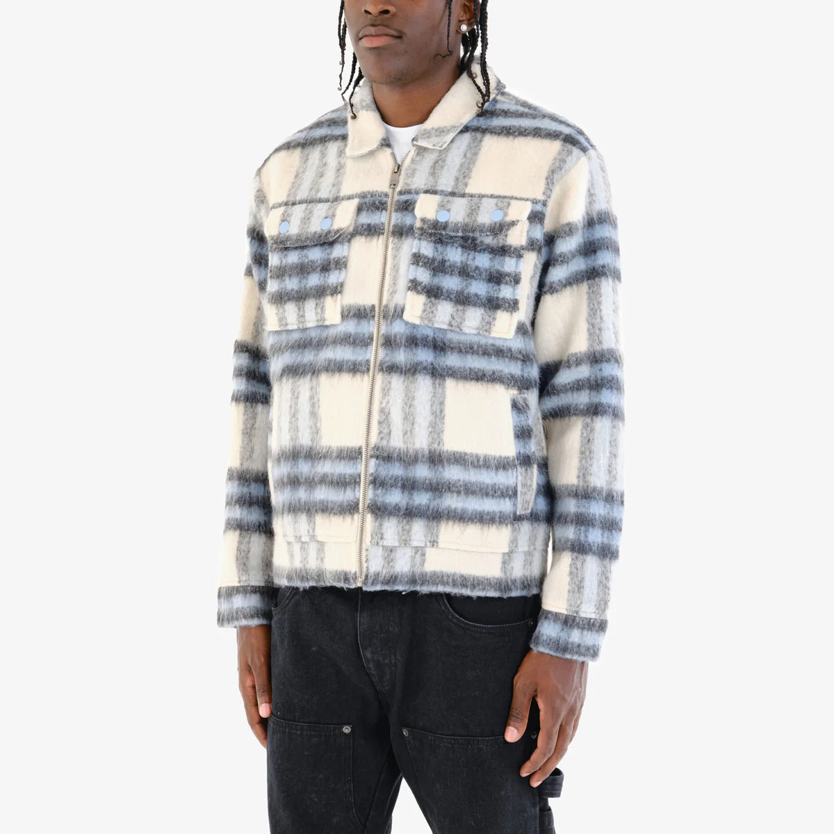 Copper Rivet Jacket - Brushed Flannel - Blue - 435010-BL-YYE6 – Vengeance78