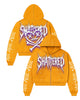 Shattered Hearts Hoodie - Shattered Stones Logo - Yellow