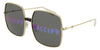 Gucci Sunglasses - Women's Oversized - Gold - GG0414S 002