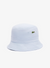 Lacoste Hat - Unisex Organic Cotton Bucket Hat - Light Blue J2G - RK2056
