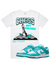 Pg Apparel T-Shirt - Chess - White\Teal - CHSS100