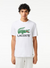 Lacoste T-Shirt - Men's Cotton Jersey Signature Print - White 001 - TH1285