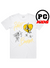 Pg Apparel T-Shirt BOYS - Heart Breaker - White\Yellow - HB800