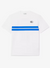 Lacoste T-Shirt -  Men's Heritage Print Cotton - White 001 - TH8590