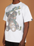 Majestik T-Shirt - Rhinestone Camo Teddy - White