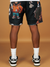 Majestik Shorts - Men's Teddy Bandit Tapestry - Black - TS2438