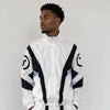 Hudson Track Jacket - H Nylon - White/Blue - 701