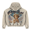 Prestige Angel Hoodie - Cream & Blue