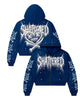 Shattered Hearts Hoodie - Shattered Stones Logo - Navy Blue