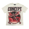 Concept T-Shirt - Dust To Gold - White And Red - CTEE_58