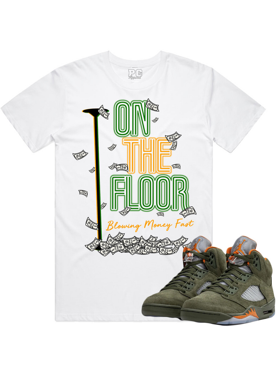 Pg apparel t shirt on the floor white miami otf100 vengeance78