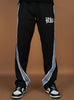 Politics Track Pants - Wisp - Black and White - 202