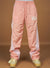 Politics Track Pants - Wisp - Pink Nylon - 602