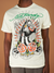 Ed Hardy T-Shirt - Ivory Panther Roses - White  - EMHD1100-120