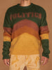 Politics Sweater - Babe - Green and Brown - 501